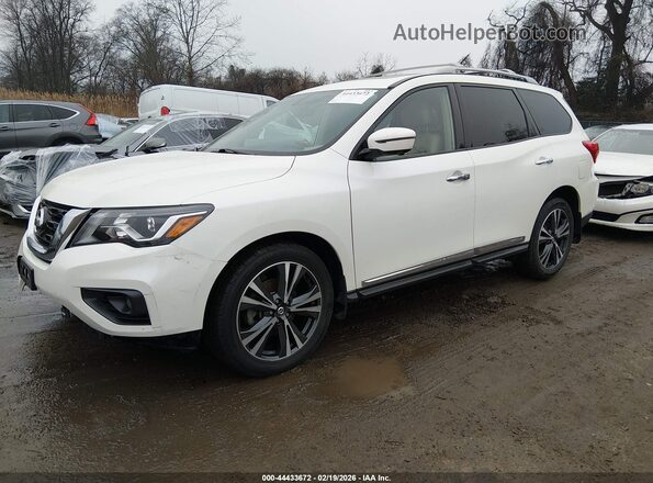 5N1DR2DM3LC639312 2020 NISSAN PATHFINDER White წინა მარცხენა ხედი სამი მეოთხედიდან