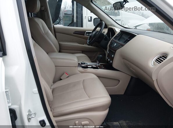5N1DR2DM3LC639312 2020 NISSAN PATHFINDER White წინა სალონის ხედი