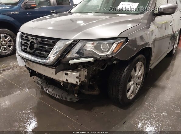 5N1DR2MM0JC631259 2018 NISSAN PATHFINDER Gray წინა ხედი
