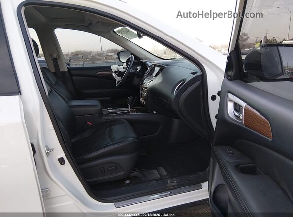 5N1DR2MM0KC592111 2019 NISSAN PATHFINDER Белый Вид салона спереди