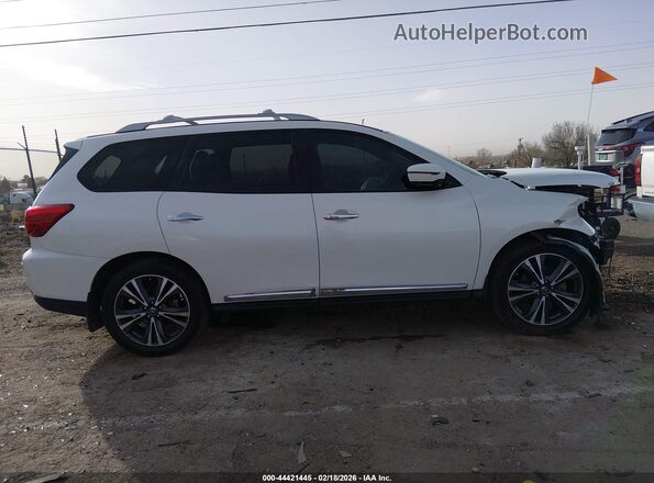 5N1DR2MM0KC592111 2019 NISSAN PATHFINDER Белый Вид задней части салона