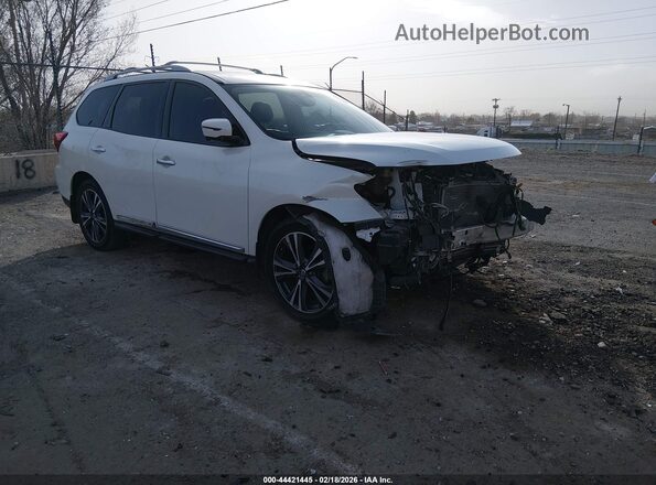 5N1DR2MM0KC592111 2019 NISSAN PATHFINDER Белый Передняя правая четверть