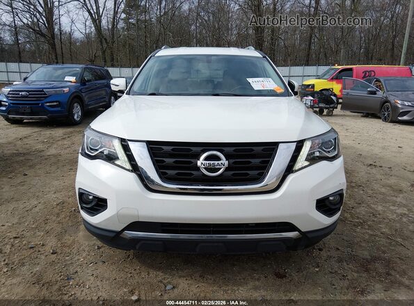5N1DR2MM0KC637046 2019 NISSAN PATHFINDER White ხელსაწყოთა პანელის ხედი