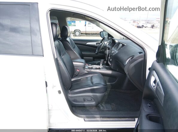 5N1DR2MM0KC637046 2019 NISSAN PATHFINDER White წინა სალონის ხედი