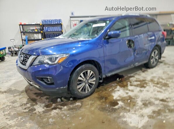 5N1DR2MM1HC632091 2017 NISSAN PATHFINDER Blue Передня ліва чверть