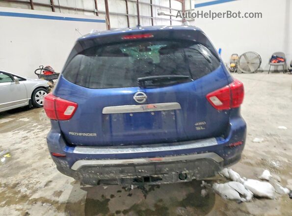 5N1DR2MM1HC632091 2017 NISSAN PATHFINDER Blue Вид ззаду