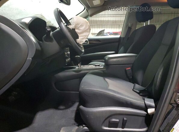 5N1DR2MM2JC602748 2018 NISSAN PATHFINDER Black Widok wnętrza z przodu