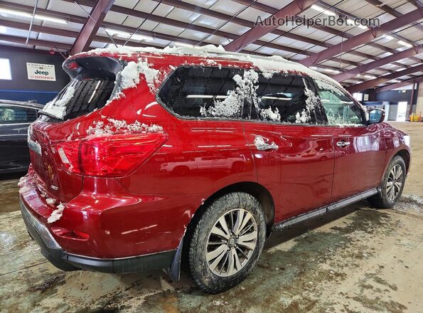 5N1DR2MM2JC665557 2018 NISSAN PATHFINDER Красный Задняя правая четверть