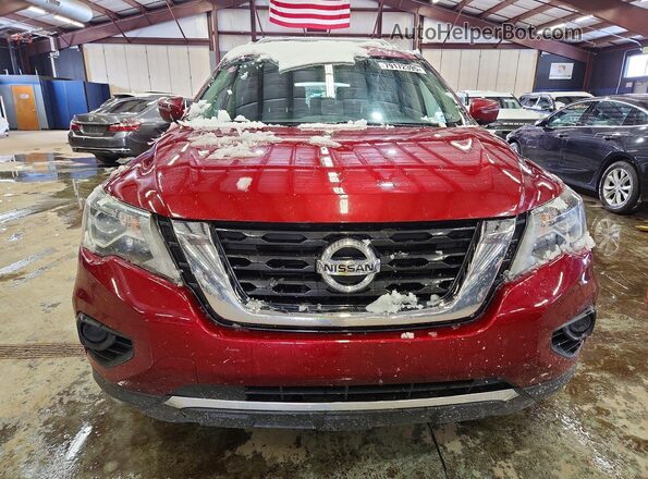 5N1DR2MM2JC665557 2018 NISSAN PATHFINDER Красный Вид спереди