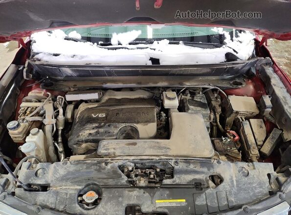 5N1DR2MM2JC665557 2018 NISSAN PATHFINDER Красный Вид подкапотного пространства