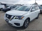2019 Nissan Pathfinder Sv White vin: 5N1DR2MM4KC620122