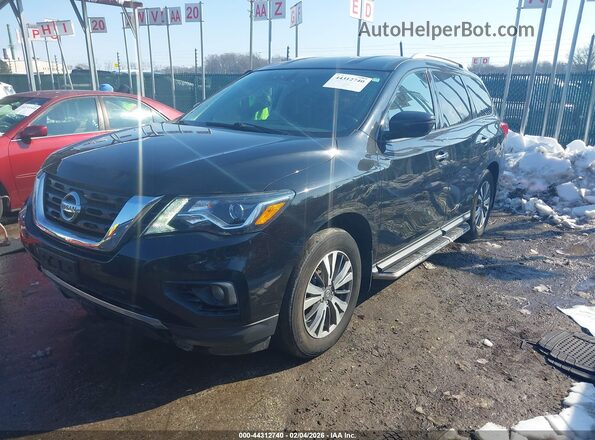 5N1DR2MM6KC610692 2019 NISSAN PATHFINDER Черный Передняя левая четверть