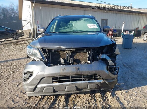 5N1DR2MM6KC628089 2019 NISSAN PATHFINDER Серый Вид задней части салона
