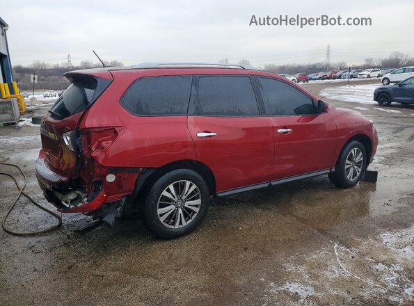5N1DR2MM7HC625260 2017 NISSAN PATHFINDER Red Задня права чверть