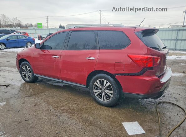 5N1DR2MM7HC625260 2017 NISSAN PATHFINDER Red Задня ліва чверть