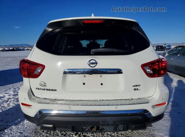 5N1DR2MM7KC608501 2019 NISSAN PATHFINDER White Vista trasera