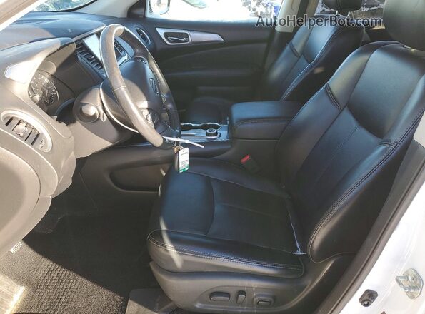 5N1DR2MM7KC608501 2019 NISSAN PATHFINDER White Vista interior delantera