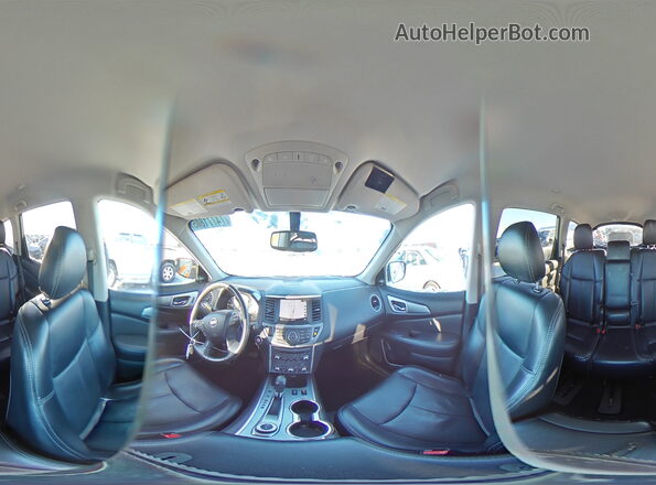 5N1DR2MM7KC608501 2019 NISSAN PATHFINDER White Vista interior de 360 grados
