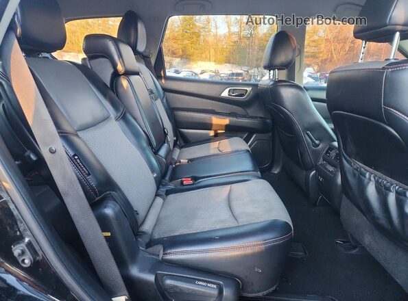5N1DR2MM7KC638338 2019 NISSAN PATHFINDER Black Engine compartment view