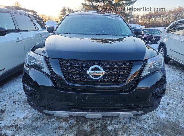 5N1DR2MM7KC638338 2019 NISSAN PATHFINDER Black Rear view