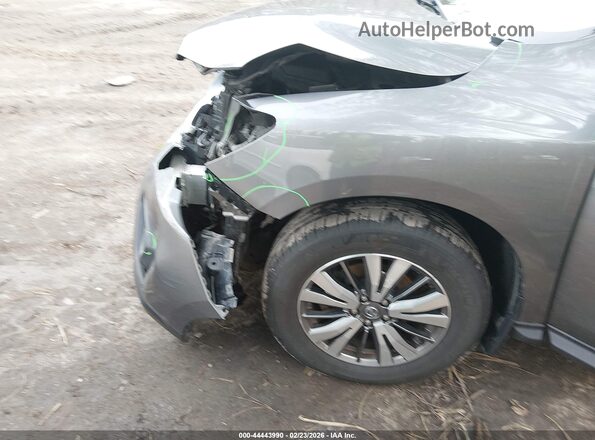 5N1DR2MM7KC650831 2019 NISSAN PATHFINDER Gray Widok z przodu