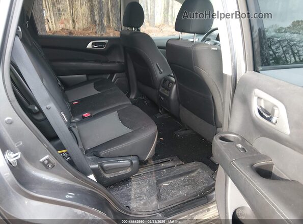 5N1DR2MM7KC650831 2019 NISSAN PATHFINDER Gray Widok naklejki z numerem VIN