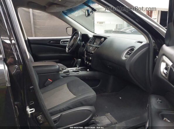 5N1DR2MM8JC628772 2018 NISSAN PATHFINDER Black Вид салону спереду