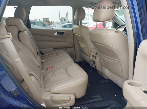 5N1DR2MMXKC585232 2019 NISSAN PATHFINDER Blue Vista de la etiqueta del VIN