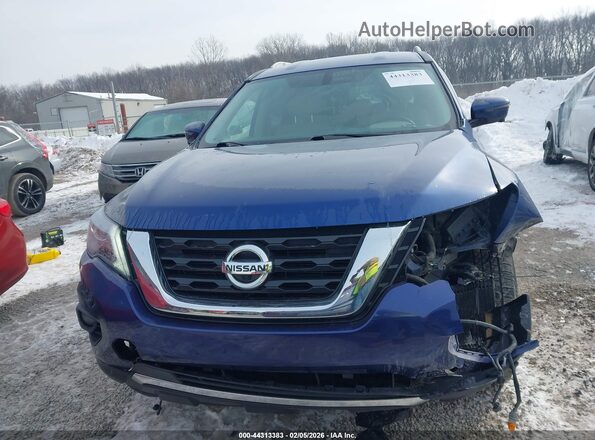 5N1DR2MMXKC585232 2019 NISSAN PATHFINDER Blue Vista interior trasera