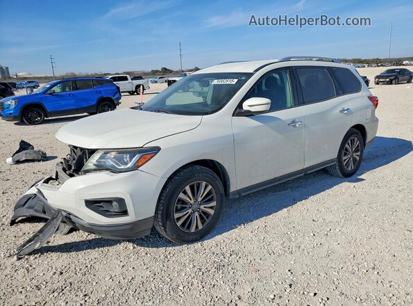 5N1DR2MN1KC591753 2019 NISSAN PATHFINDER White წინა მარცხენა ხედი სამი მეოთხედიდან