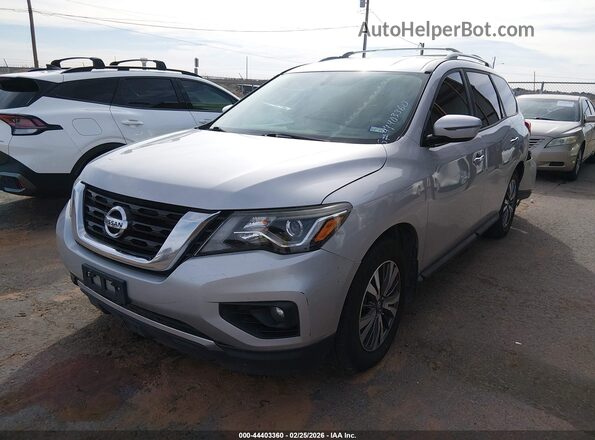 5N1DR2MN5HC608577 2017 NISSAN PATHFINDER Silver Առջևի ձախ երեք քառորդ տեսարան