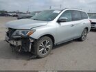 2018 Nissan Pathfinder Sv Silver vin: 5N1DR2MN6JC629072