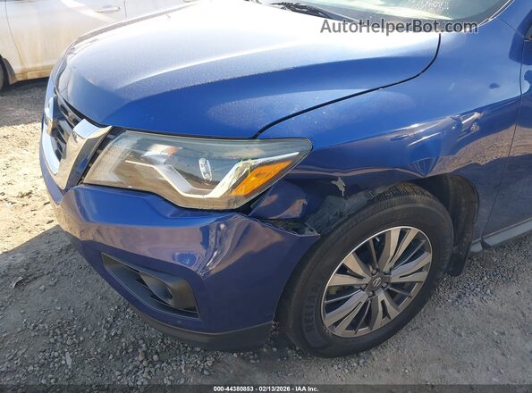 5N1DR2MN6JC648723 2018 NISSAN PATHFINDER Blue Widok z przodu
