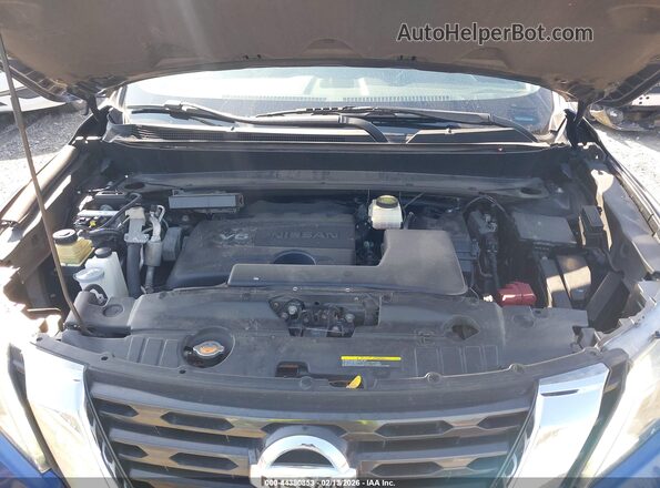 5N1DR2MN6JC648723 2018 NISSAN PATHFINDER Blue Widok z tyłu