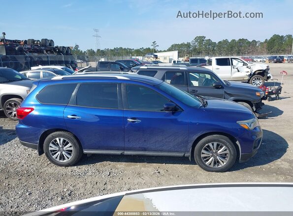 5N1DR2MN6JC648723 2018 NISSAN PATHFINDER Blue Widok wnętrza 360 stopni