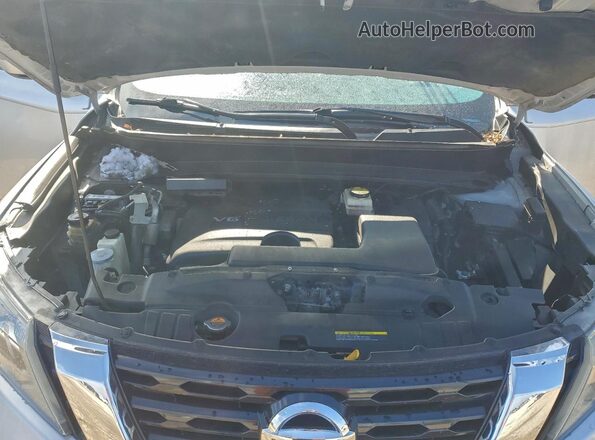 5N1DR2MN8HC670846 2017 NISSAN PATHFINDER Серебряный Вид подкапотного пространства