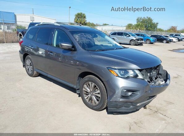 5N1DR2MN9JC666374 2018 NISSAN PATHFINDER Серый Передняя правая четверть