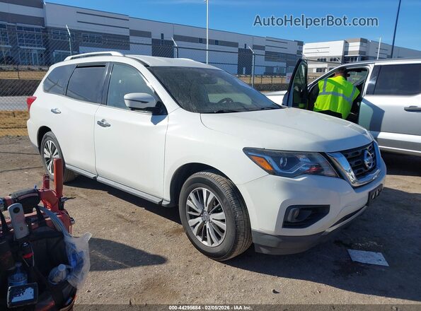 5N1DR2MN9KC618617 2019 NISSAN PATHFINDER Белый Передняя правая четверть