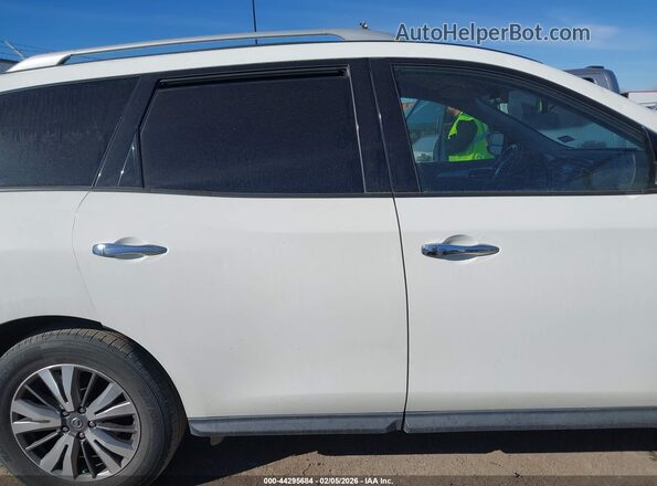 5N1DR2MN9KC618617 2019 NISSAN PATHFINDER Белый Вид задней части салона