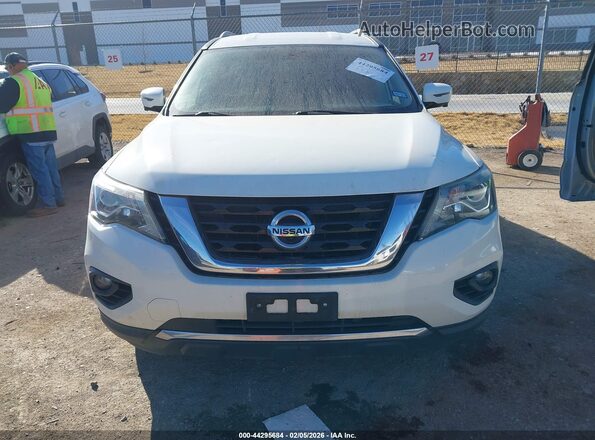 5N1DR2MN9KC618617 2019 NISSAN PATHFINDER Белый Вид щитка приборов
