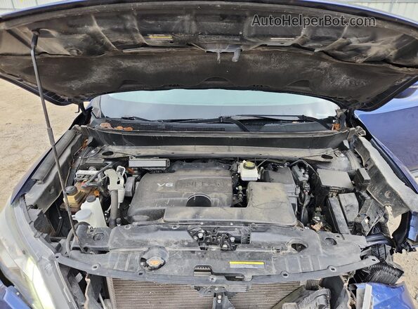 5N1DR2MNXJC657246 2018 NISSAN PATHFINDER Blue Engine compartment view