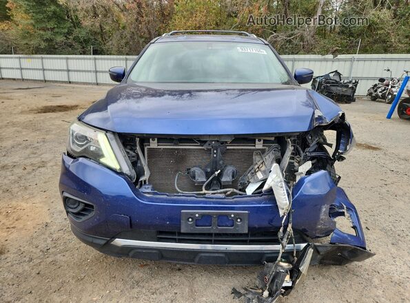 5N1DR2MNXJC657246 2018 NISSAN PATHFINDER Blue Front view