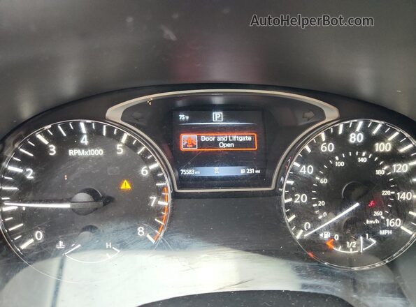 5N1DR2MNXJC657246 2018 NISSAN PATHFINDER Blue Instrument cluster view