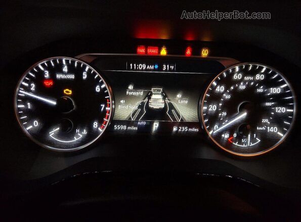 5N1DR3BD5SC268998 2025 NISSAN PATHFINDER Черный Вид щитка приборов