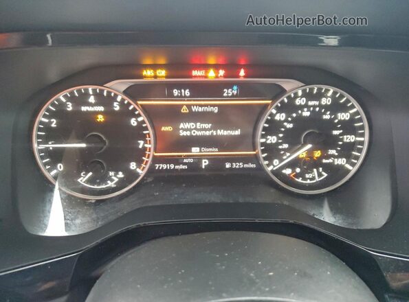 5N1DR3CC2PC201675 2023 NISSAN PATHFINDER Черный Вид щитка приборов