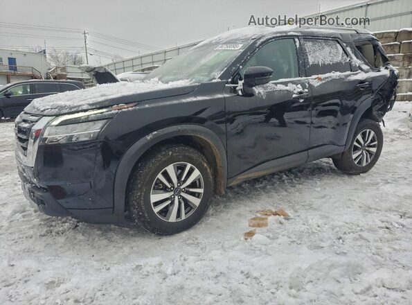 5N1DR3CC2PC201675 2023 NISSAN PATHFINDER Черный Передняя левая четверть
