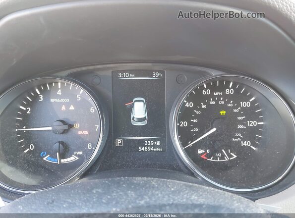5N1ET2MVXHC768895 2017 NISSAN ROGUE HYBRID Оранжевый Вид задних сидений