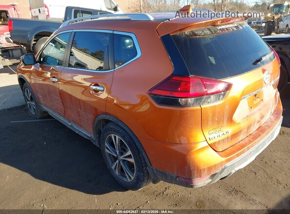 5N1ET2MVXHC768895 2017 NISSAN ROGUE HYBRID Оранжевый Задняя левая четверть