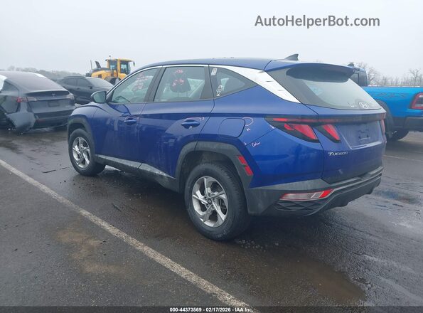 5NMJACAE9NH060041 2022 HYUNDAI TUCSON Синий Задняя левая четверть