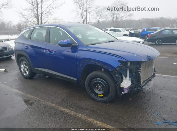5NMJACAE9NH060041 2022 HYUNDAI TUCSON Синий Передняя правая четверть